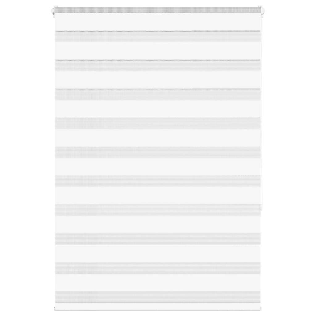 vidaXL Doppelrollo Weiß 110x150 cm Stoffbreite 105,9 cm Polyester