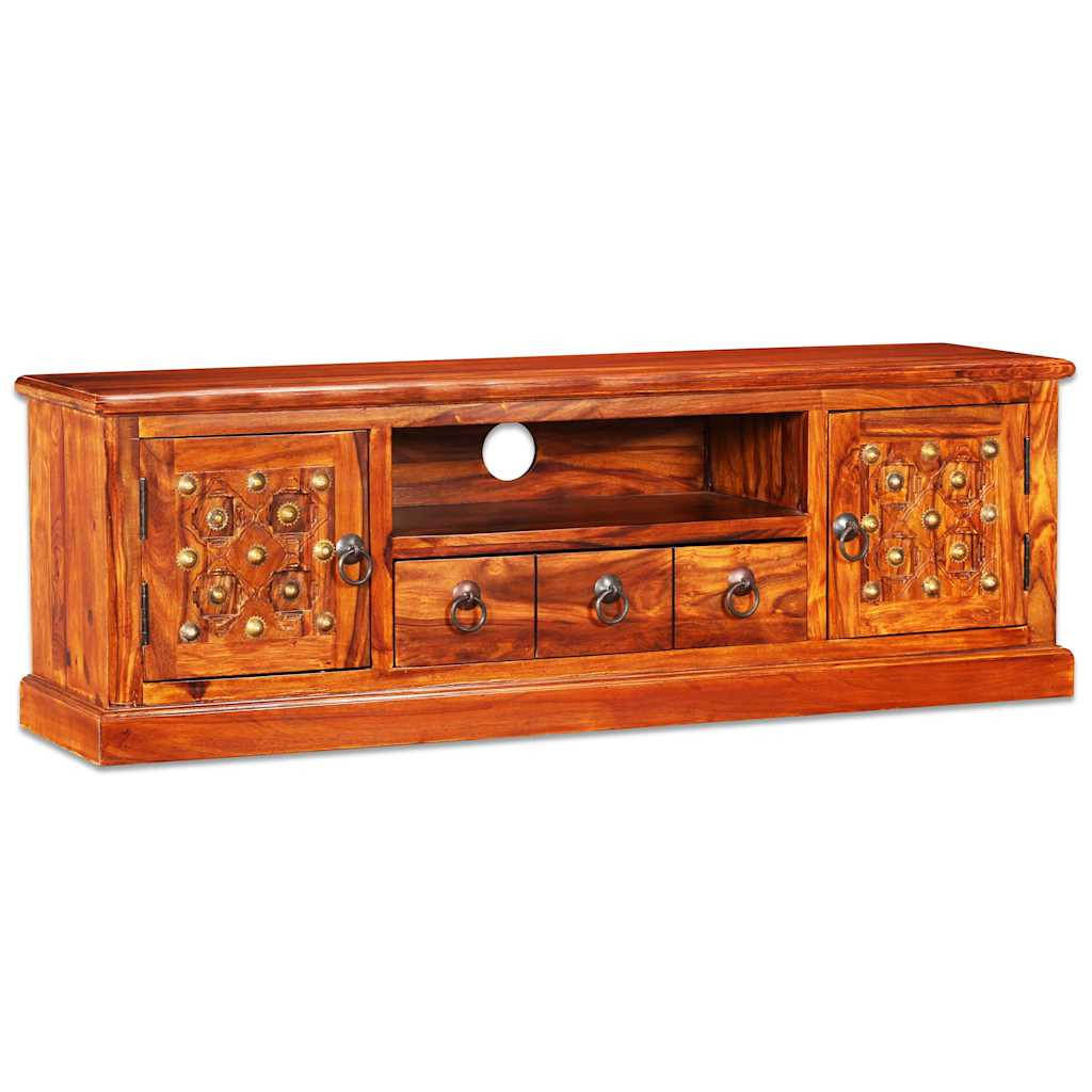 vidaXL TV-Schrank Massivholz Akazie 120x30x40 cm