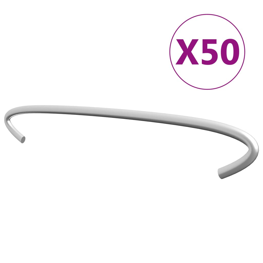vidaXL Gabionen-Distanzhalter 50 Stk. Verzinkter Stahl 20 cm