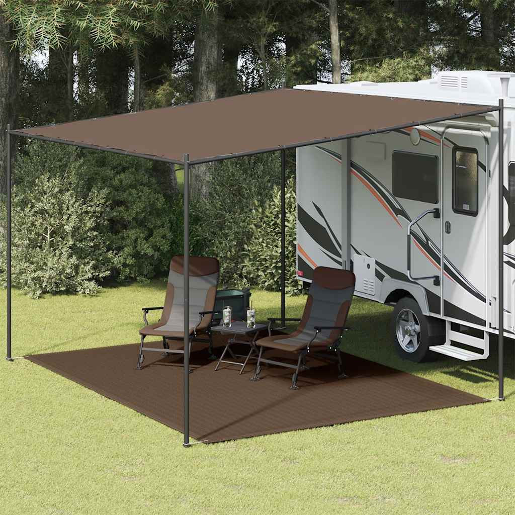 vidaXL Zeltteppich 300x400 cm Braun