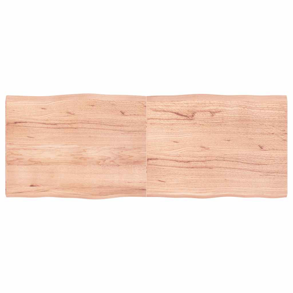 vidaXL Tischplatte 160x60x(2-4) cm Massivholz Behandelt Baumkante