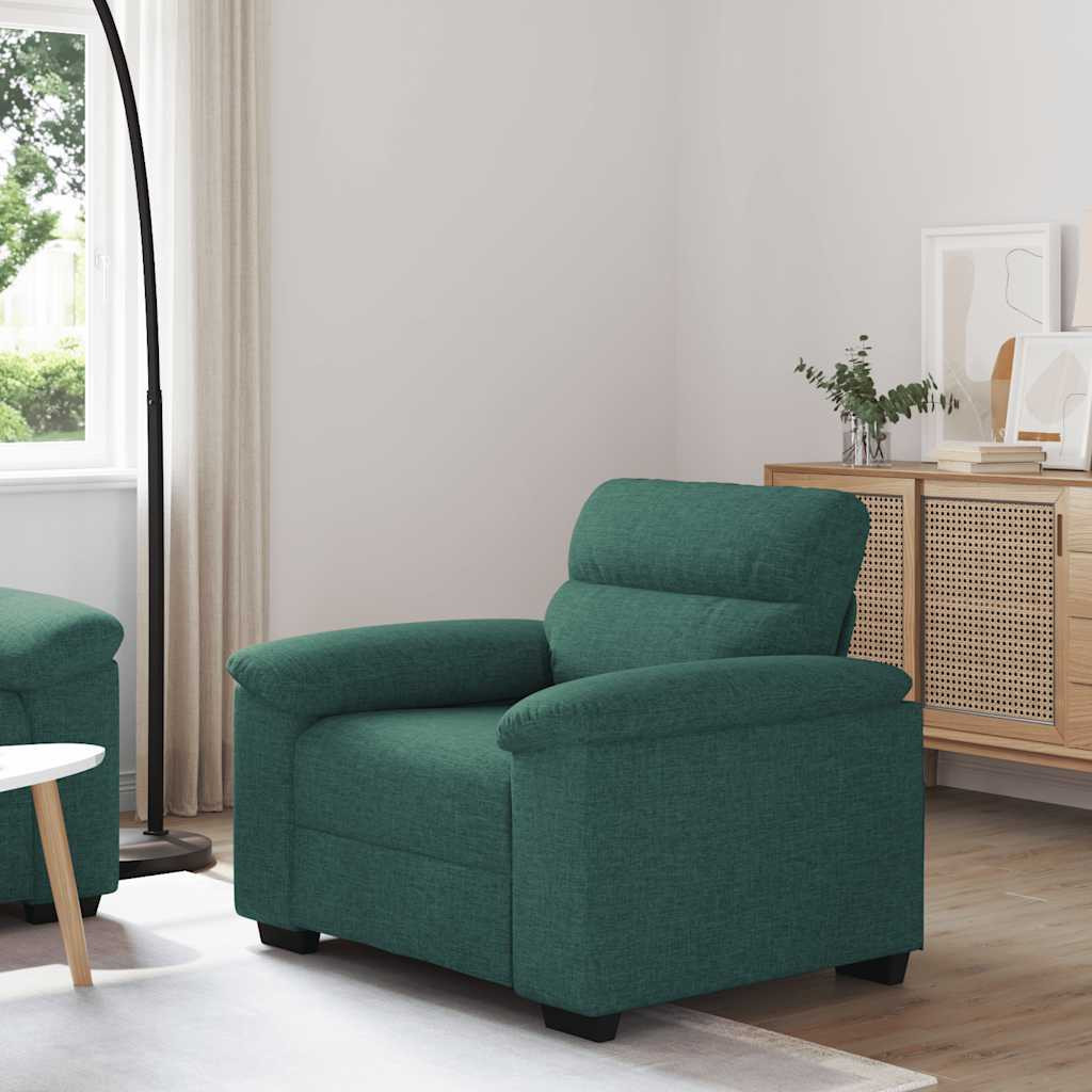 vidaXL Sessel Dunkelgrün 100x81x84 cm Stoff