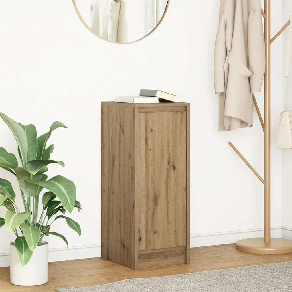 vidaXL Sideboard Artisan-Eiche 29,5x34x76 cm Holzwerkstoff