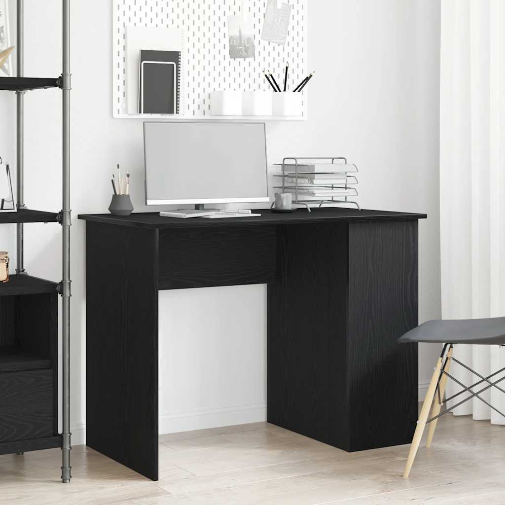 vidaXL Schreibtisch Schwarze Eiche 100x55x75 cm Holzwerkstoff