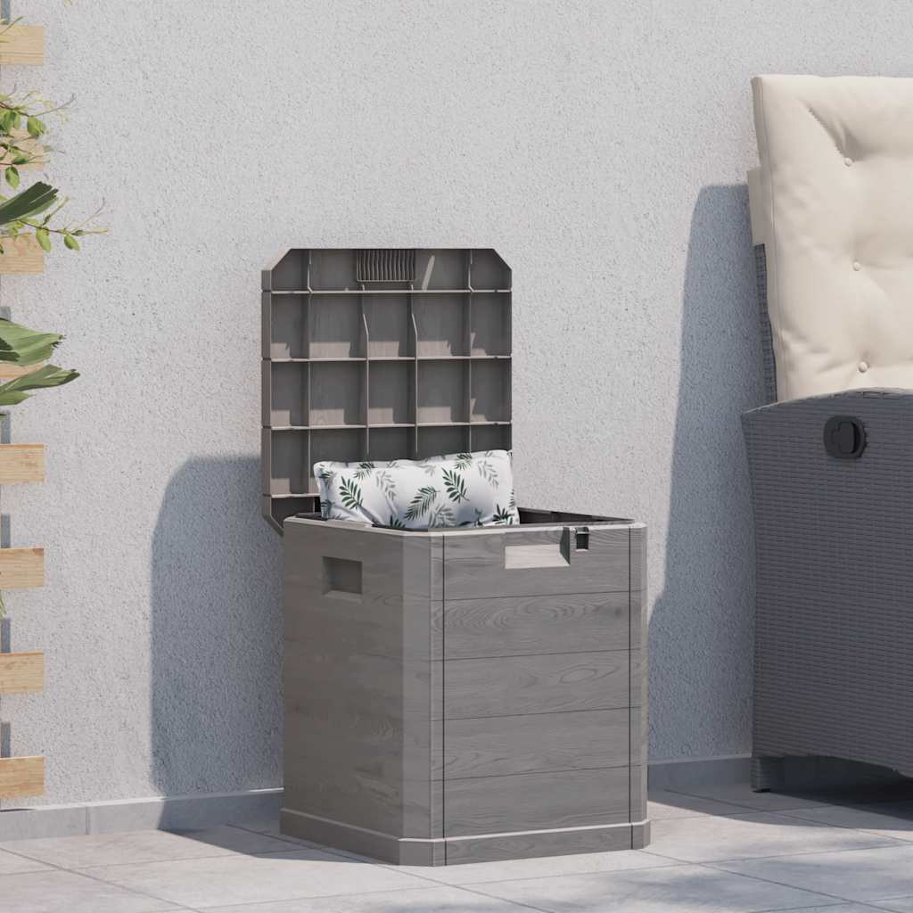 vidaXL Garten-Aufbewahrungsbox 90 L Braun