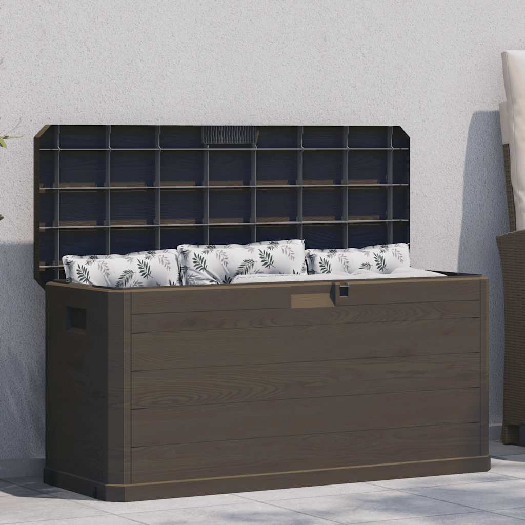 vidaXL Garten-Aufbewahrungsbox 280 L Braun