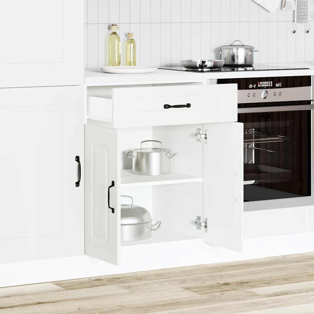 vidaXL Küchenunterschrank Kalmar Weiß Holzwerkstoff