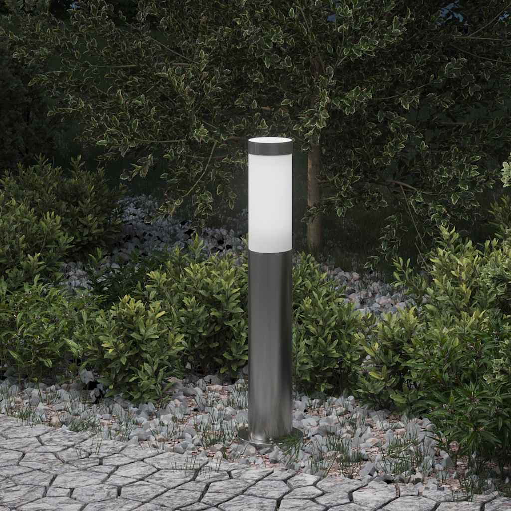 vidaXL Pollerleuchte 50 cm Edelstahl IP44