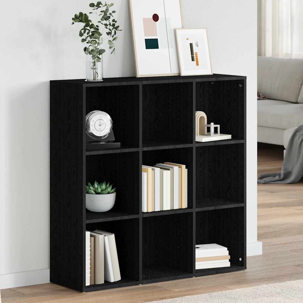 vidaXL Bücherregal Schwarz 98x29x97,5 cm Holzwerkstoff
