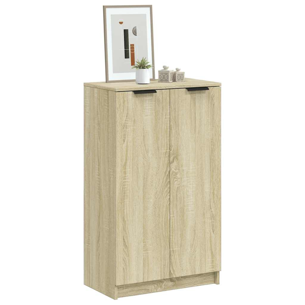 vidaXL Schuhschrank Sonoma-Eiche 59x35x100,5 cm Holzwerkstoff