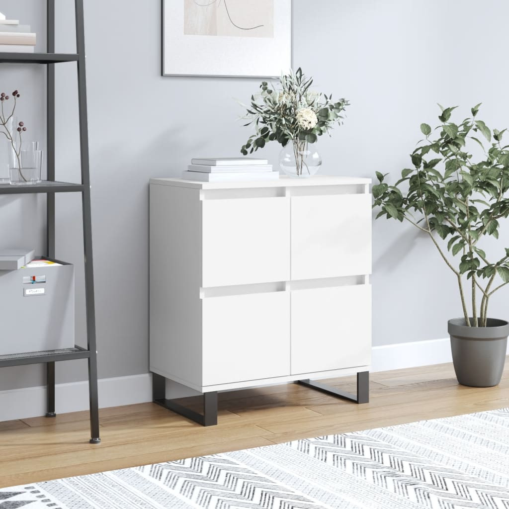 vidaXL Sideboard Weiß 60x35x70 cm Holzwerkstoff