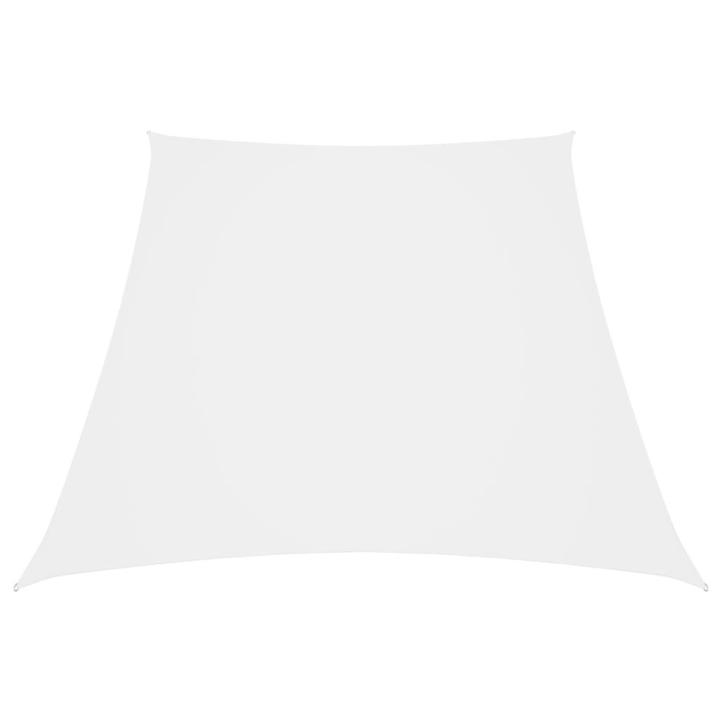 vidaXL Sonnensegel Oxford-Gewebe Trapezförmig 2/4x3 m Weiß